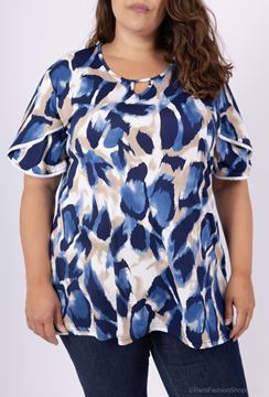 Immagine di CURVY GIRL STRETCH TOP WITH KEY HOLES